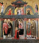 DOMENICO DA TOLMEZZO St Lucy Altarpiece (Pala di S. Lucia) eth china oil painting artist